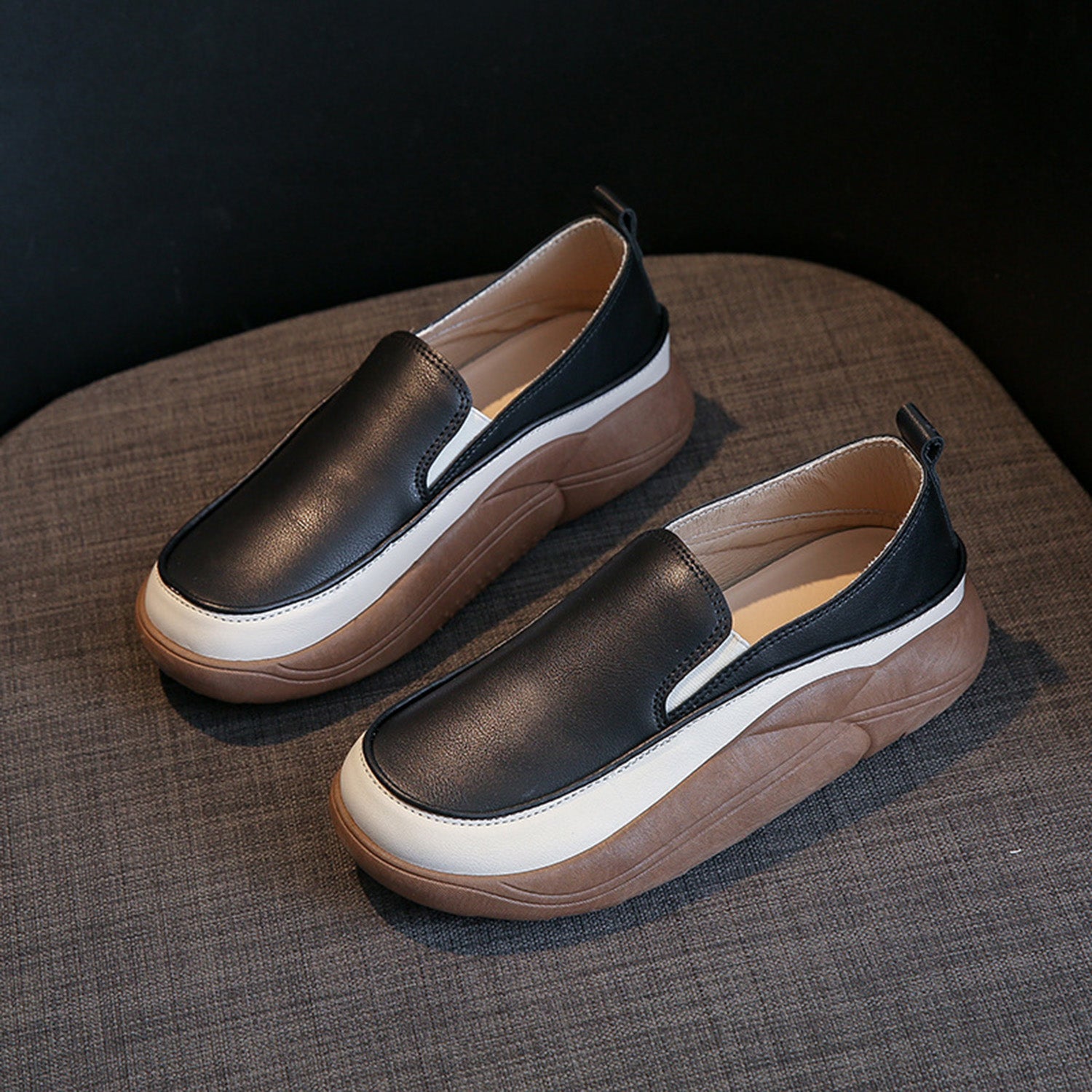 Chunky Slip On Shoes 
