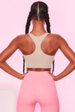 Scoop Neck Wide Strap Active Bra 