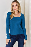 Basic Bae Full Size Ribbed Long Sleeve T-Shirt 