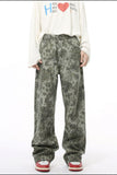Camouflage Jeans with Pockets 