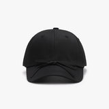 Tied Bow Cotton Baseball Cap 