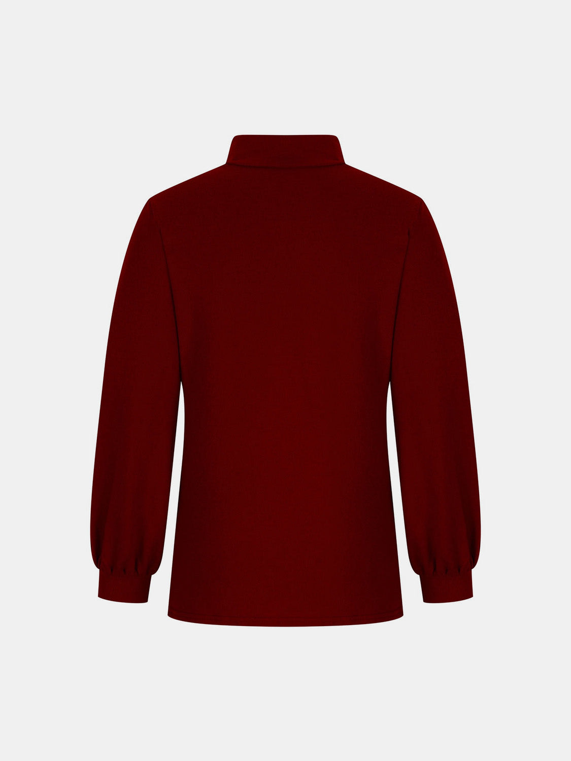 Full Size Mock Neck Long Sleeve T-Shirt 