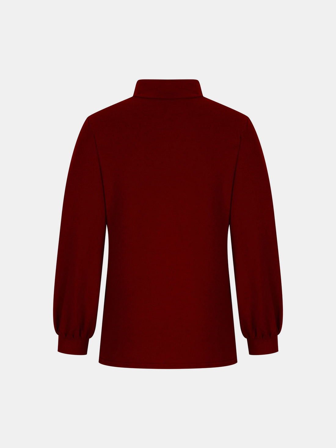 Full Size Mock Neck Long Sleeve T-Shirt 