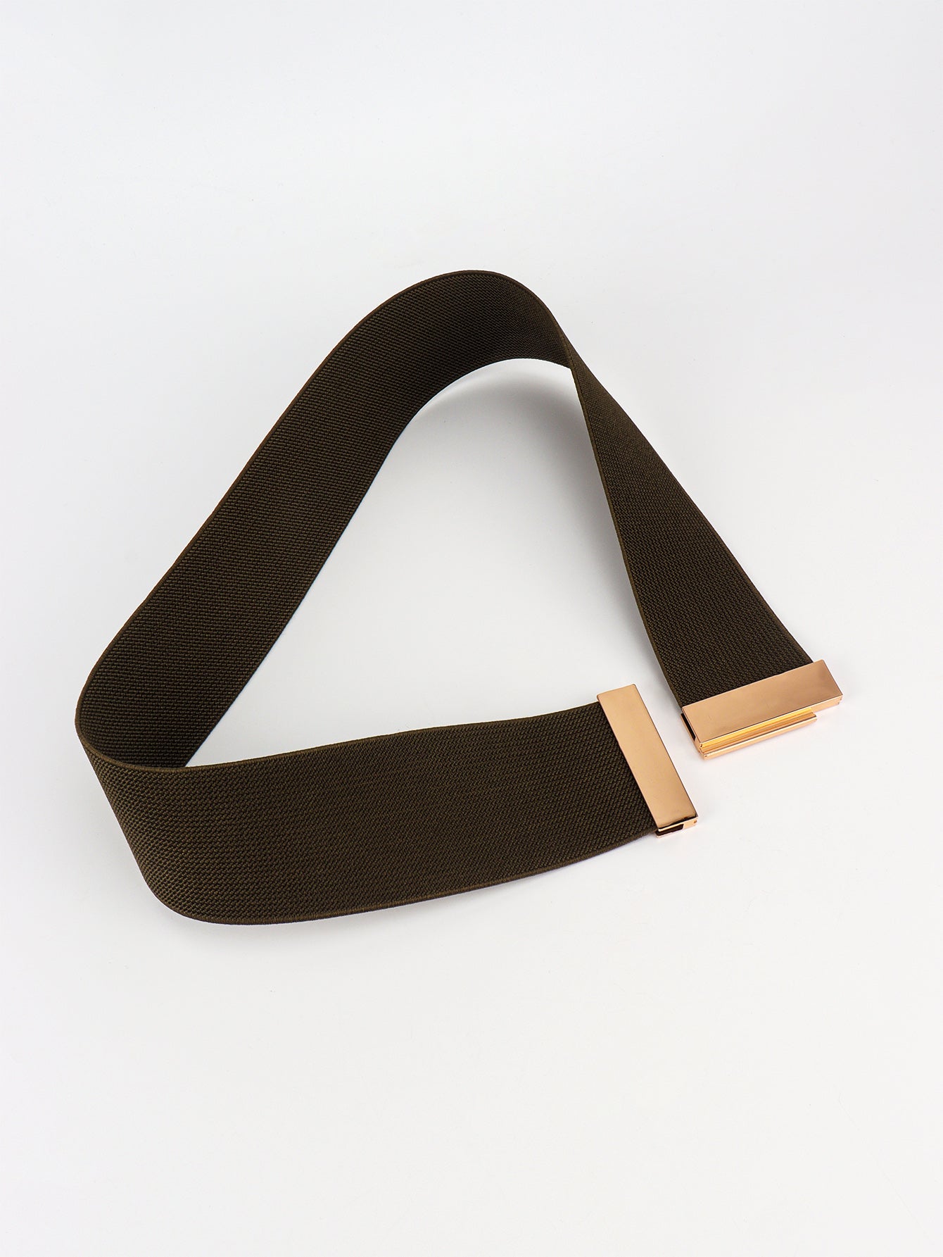 Alloy Buckle Elastic Belt 