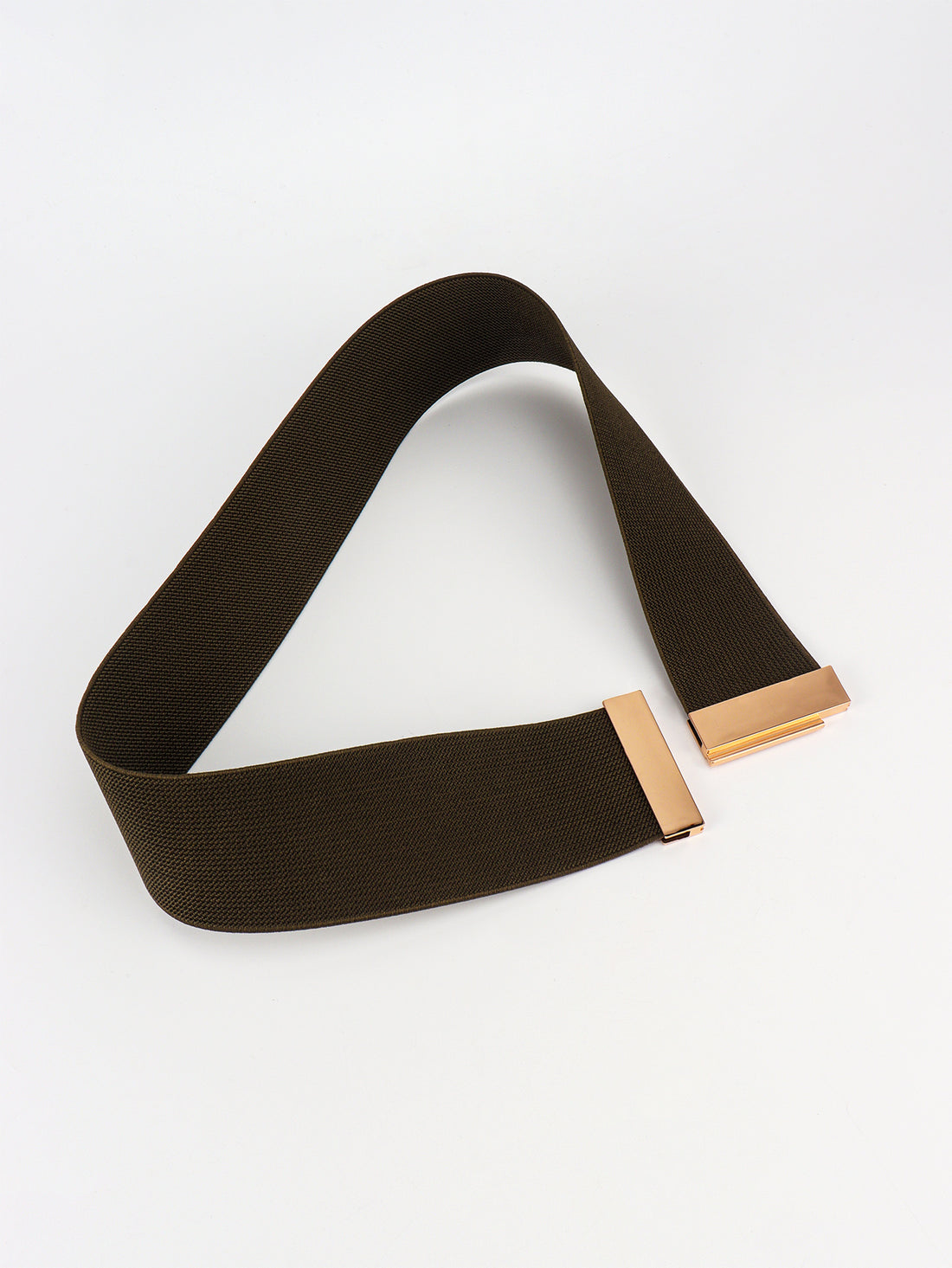 Alloy Buckle Elastic Belt 