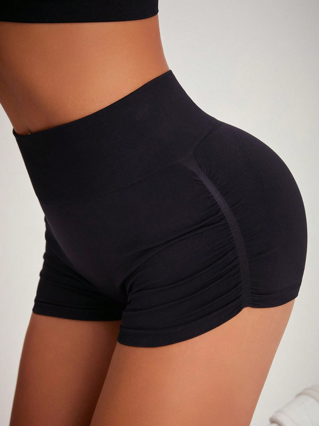 High Waist Active Shorts 