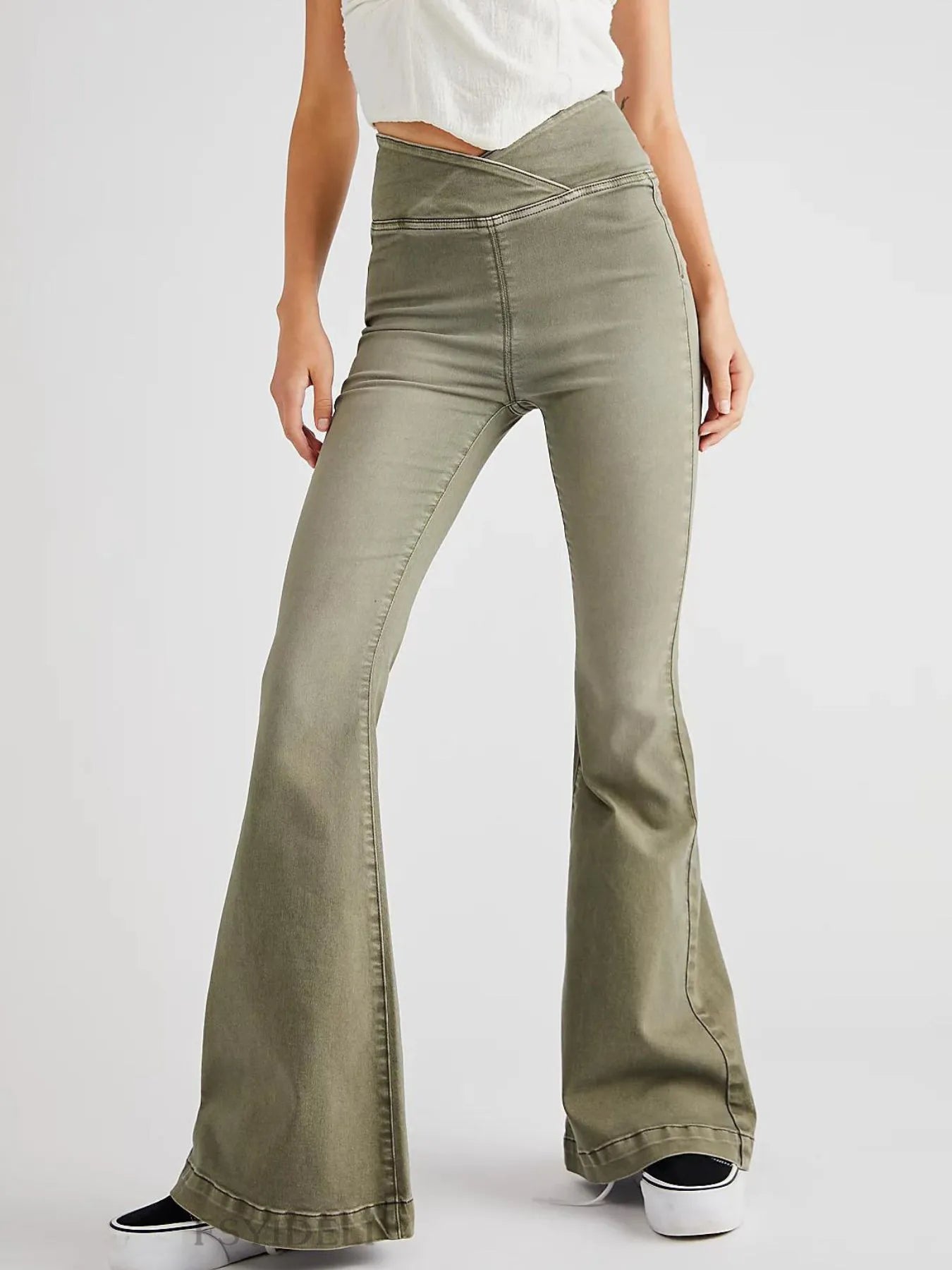 High Waist Flare Jeans 