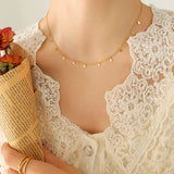 Titanium Steel Charm Necklace 