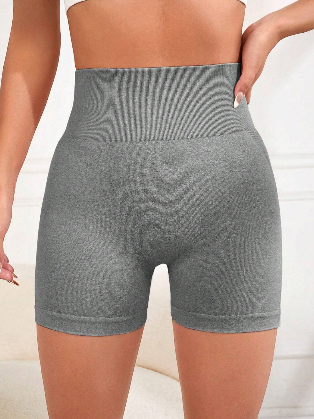 High Waist Active Shorts 