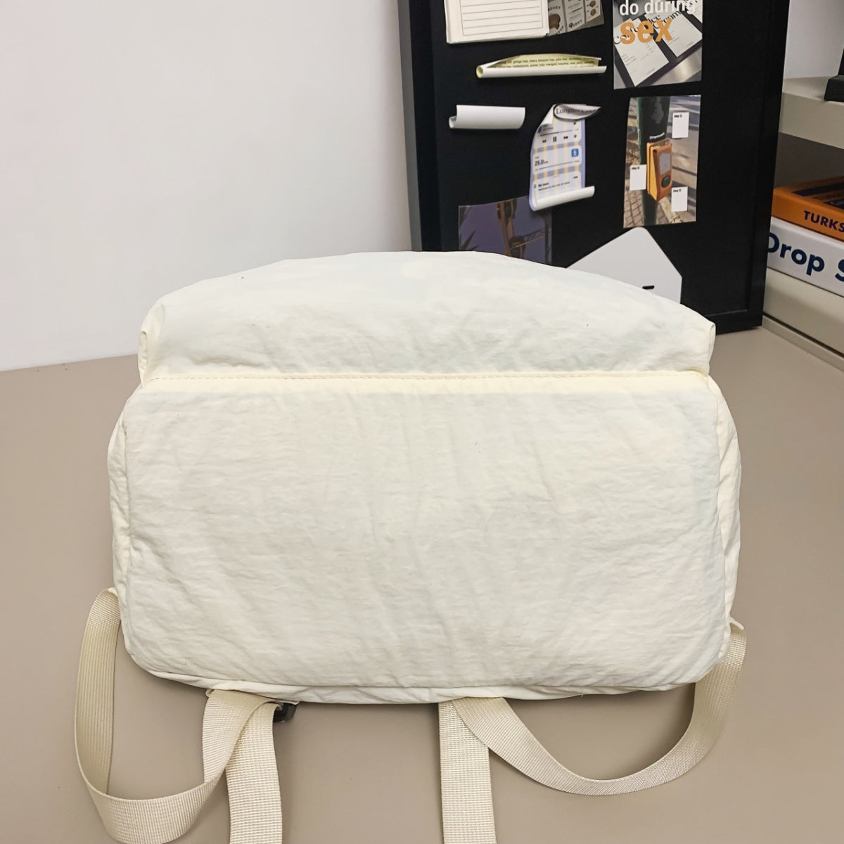 Drawstring Nylon Backpack Bag 