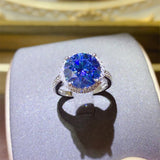 5 Carat Moissanite 925 Sterling Silver Ring 