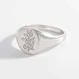 925 Sterling Silver Signet Ring 
