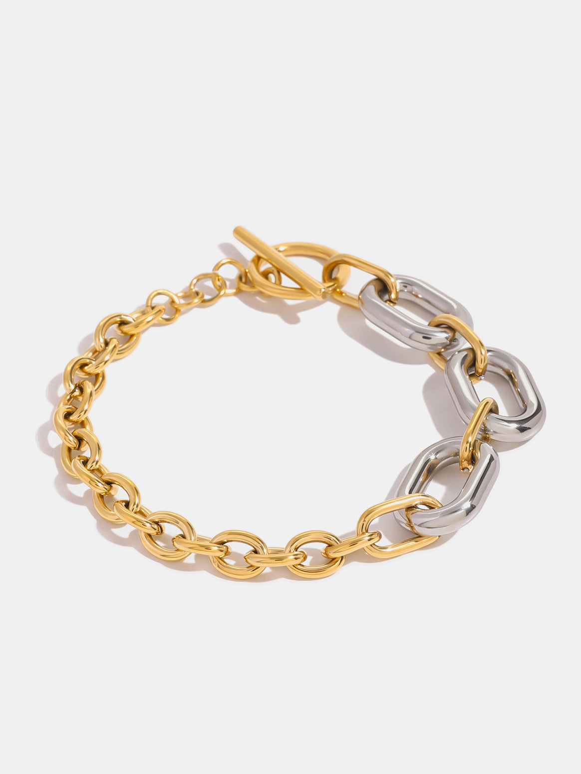 18K Gold-Plated Stainless Steel Chain Bracelet Accessories