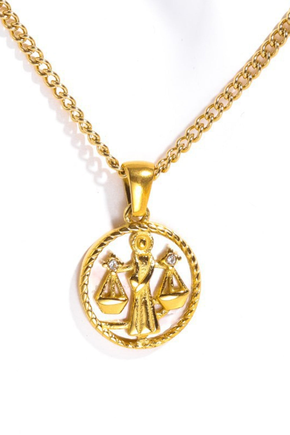 Constellation Pendant Stainless Steel Necklace 