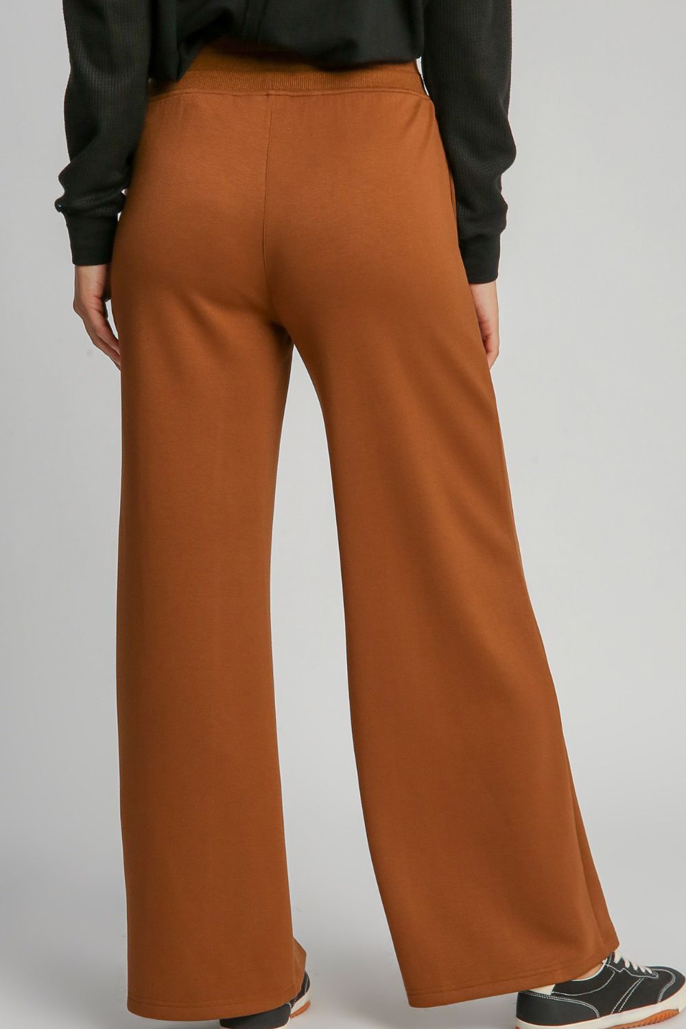 Umgee Drawstring Wide Leg Pants with Pockets 