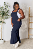 Double Take Full Size Wide Strap Overall with Pockets 