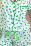 Lucky Clover Shirt and Shorts Lounge Set Lingerie & Nightwear