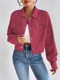 Honey Snap Down Long Sleeve Jacket 