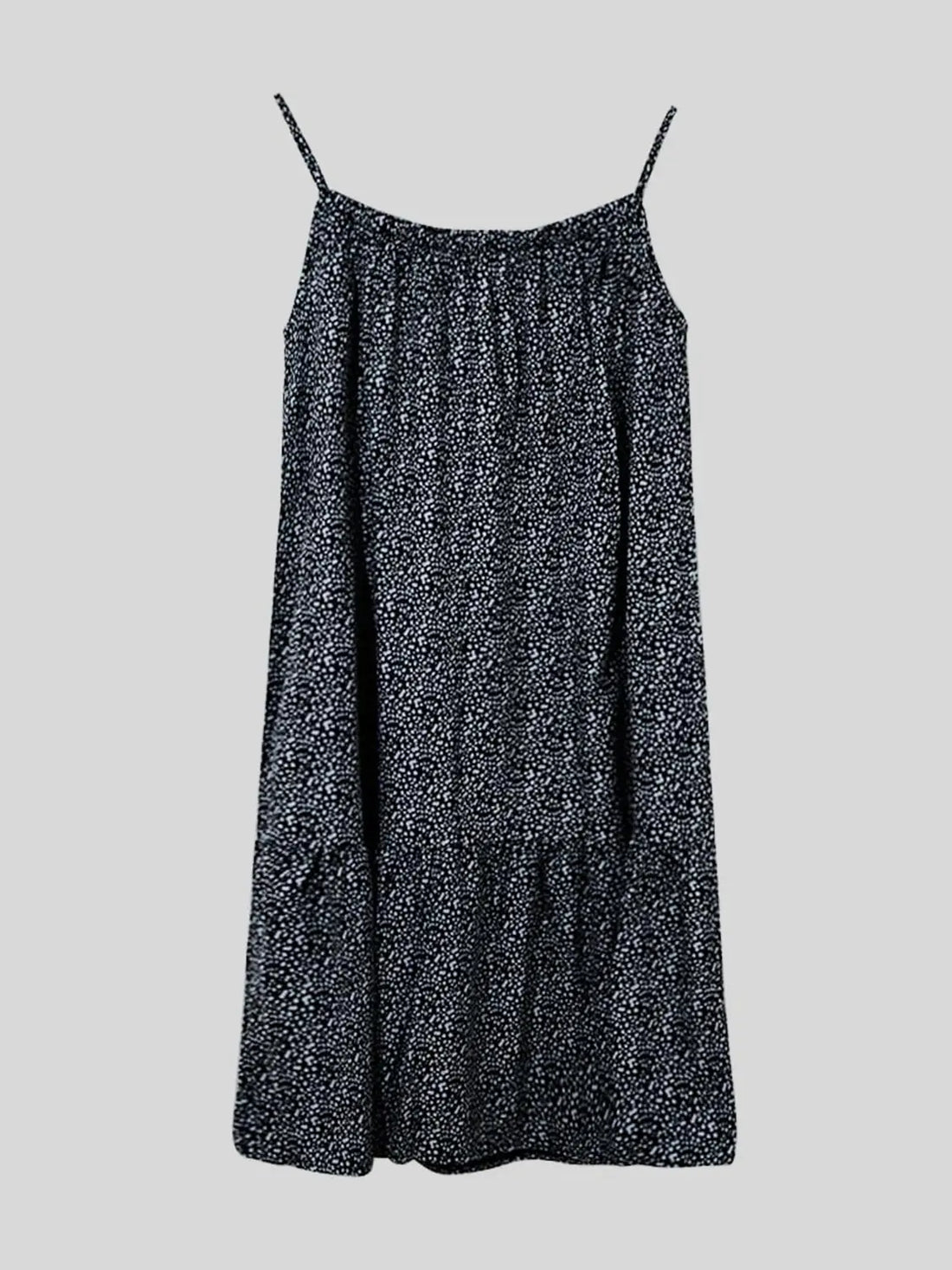 Full Size Printed Sleeveless Mini Cami Dress 