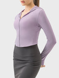 Millennia Zip Up Hooded Long Sleeve Active Outerwear 