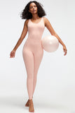 Crisscross Wide Strap Active Jumpsuit 