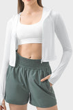 Millennia Zip Up Hooded Long Sleeve Active Outerwear 
