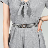 Toggle Clasp Elastic Belt 