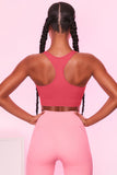 Scoop Neck Wide Strap Active Bra 
