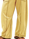 Drawstring Wide Leg Pants 