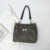 Bow Polyester Medium Tote Bag 