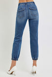RISEN Full Size High Rise Ankle Jogger Jeans 