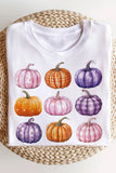 Pumpkin Graphic Long Sleeve Sweatshirt 