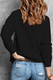 Pumpkin Graphic Round Neck Dropped Shoulder Sweatshirt 
