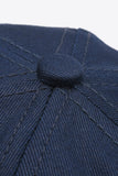 Plain Adjustable Cotton Baseball Cap 