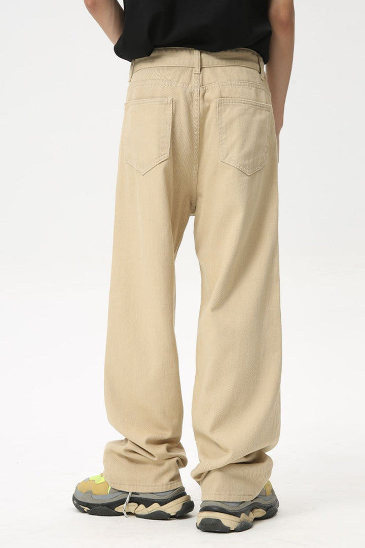 Wide Leg Jeans with Pockets 