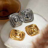 Stainless Steel Stud Earrings 
