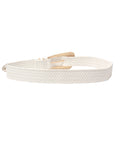 Irregular Buckle Braid Belt 