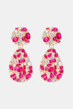 Teardrop Shape Zinc Alloy Dangle Earrings 