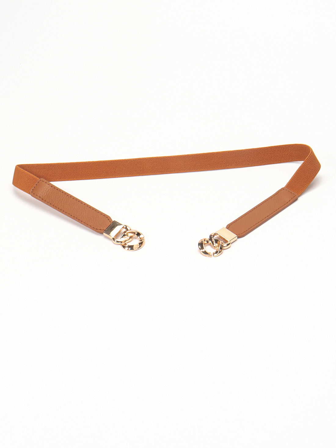 Zinc Alloy Buckle Elastic PU Belt 