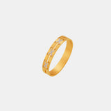 18K Gold-Plated Czech Diamond Bracelet 
