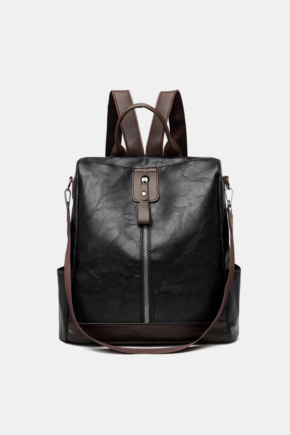 PU Leather Large Backpack Bag 