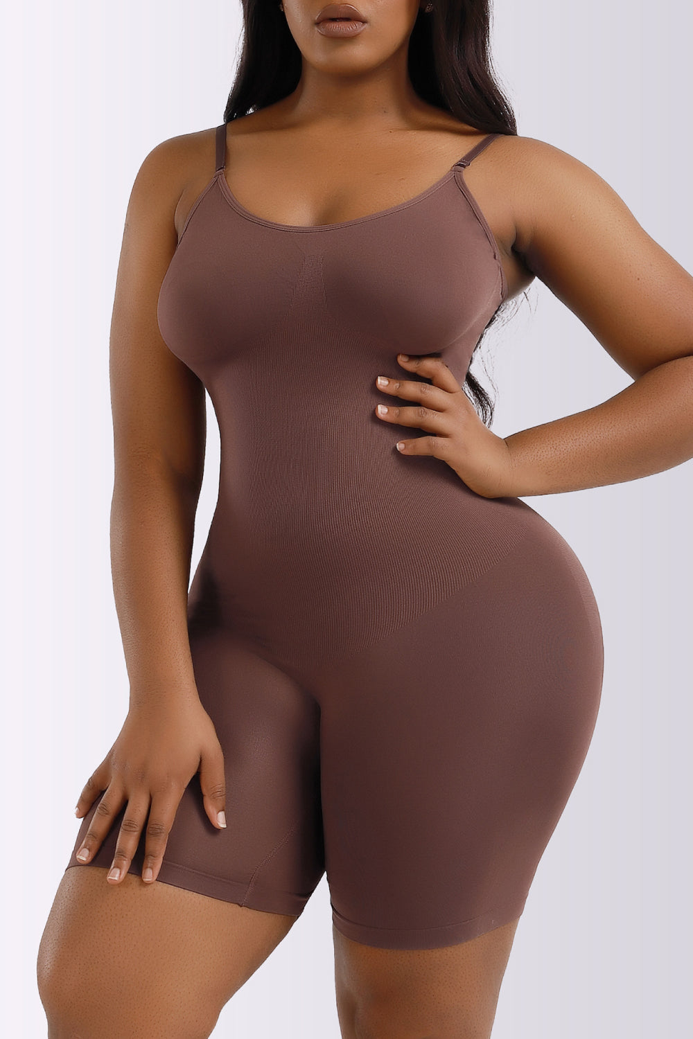 Full Size Spaghetti Strap Shaping Romper Lingerie & Nightwear