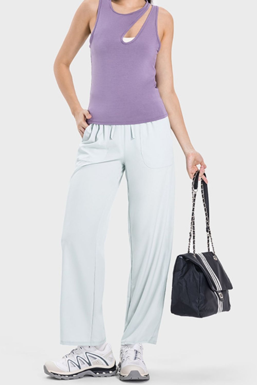 Millennia Drawstring Pocketed Active Pants 