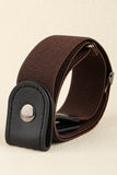 PU Elastic Snap Closure Belt 