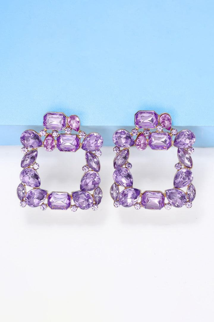 Geometrical Shape Zinc Alloy Dangle Earrings 