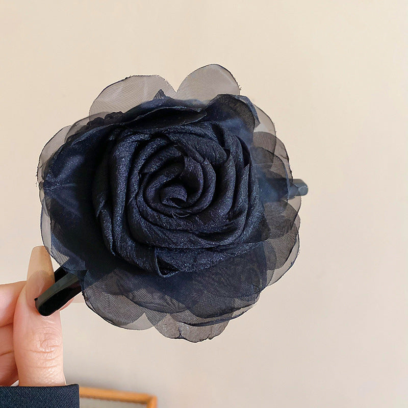 Flower Acrylic Hair Claw Clip 