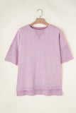 Plus Size Round Neck Half Sleeve T-Shirt 