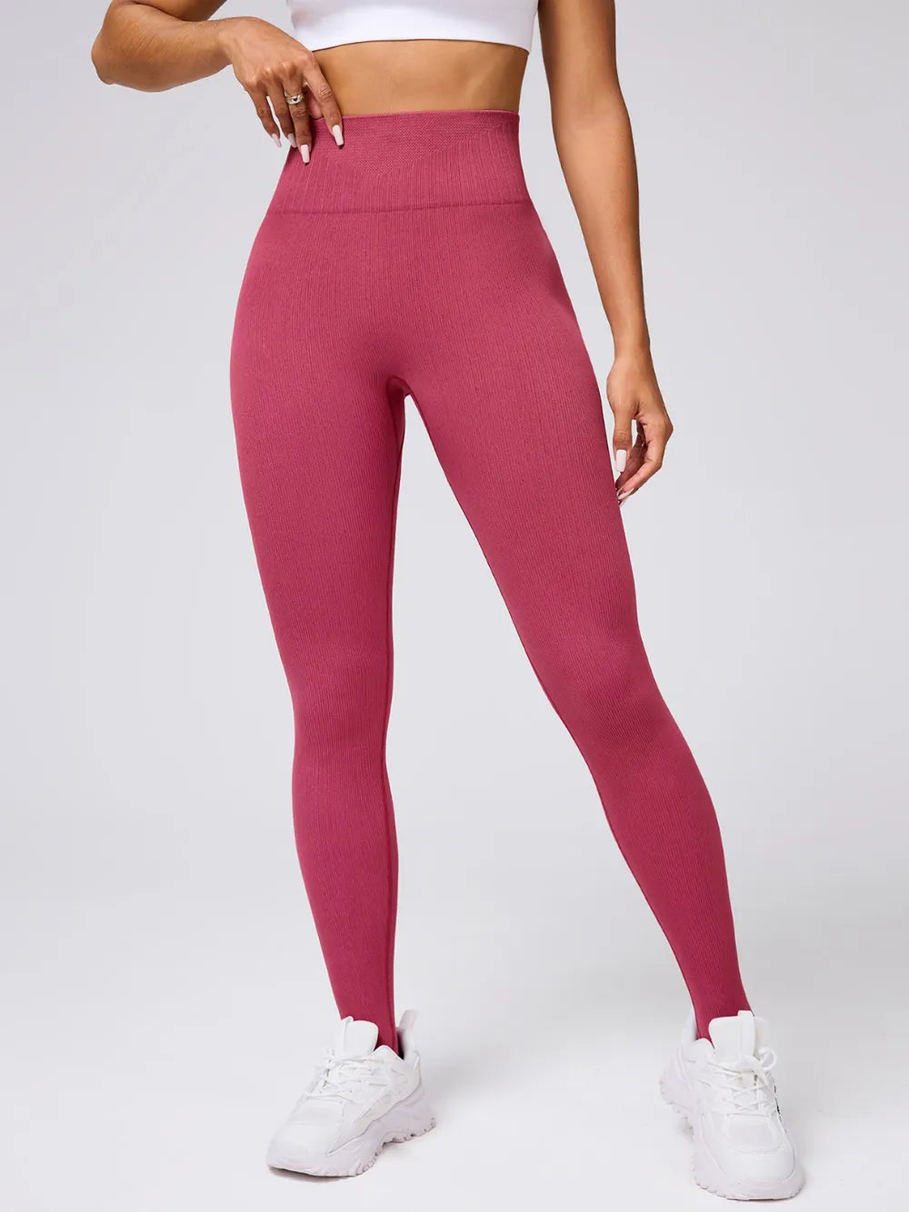 High Waist Stirrup Active Leggings 