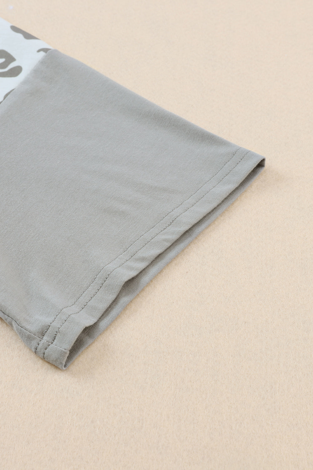 Plus Size Leopard V-Neck T-Shirt 