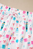 Printed Round Neck Long Sleeve Top and Pants Lounge Set Lingerie & Nightwear